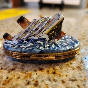 Limoges Box Sinking Titanic